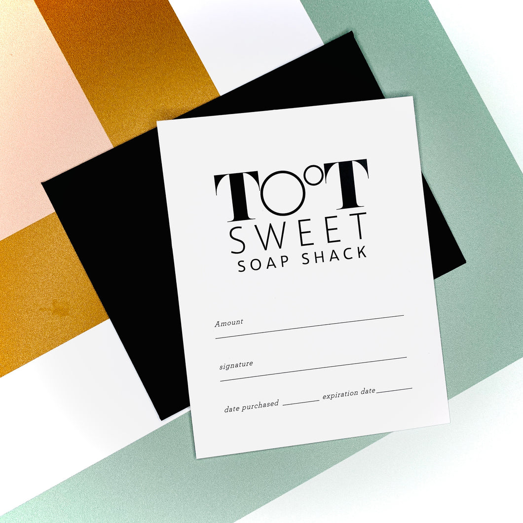 TootSweet Soap Shack Gift Card