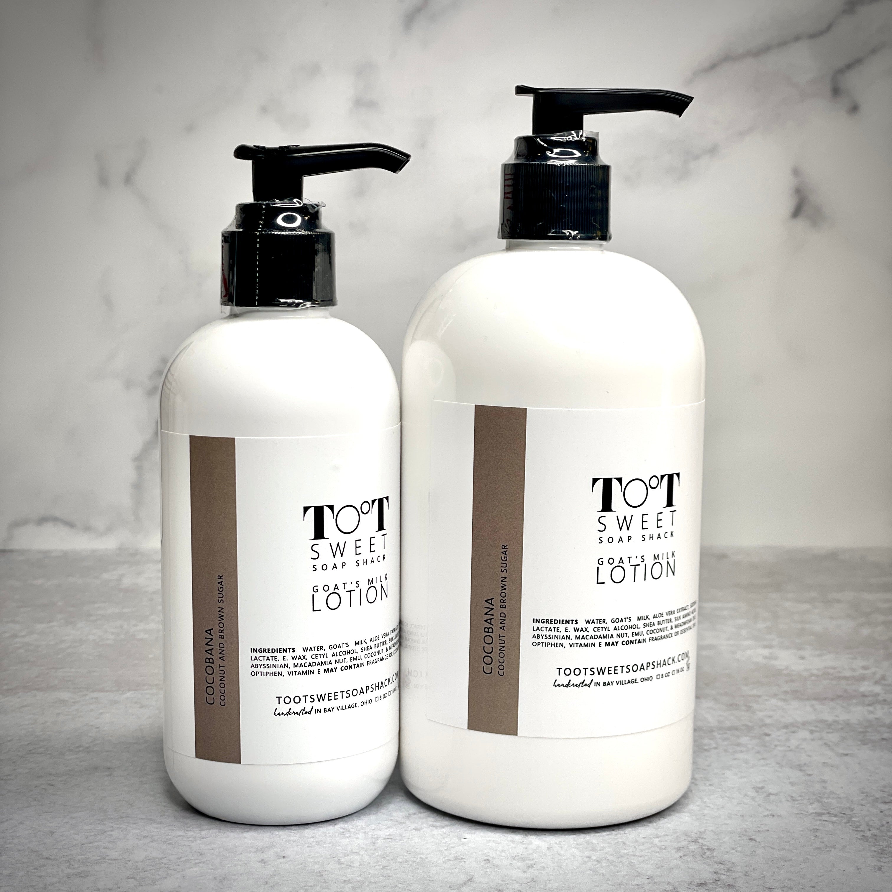 Goat's Milk Face + Body Lotion – TootSweet Soap Shack
